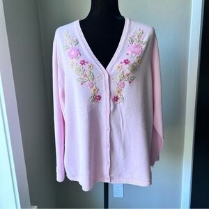 💚Blaine Trump lightweight button down cardigan sweater size 1X